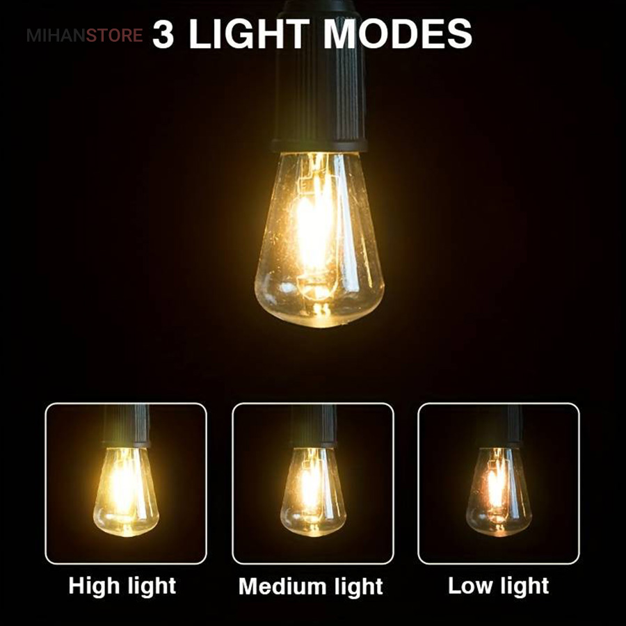 لامپ شارژی کمپینگ فیلامنتی