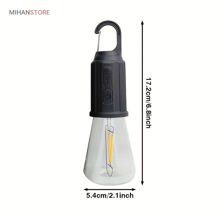 لامپ شارژی کمپینگ فیلامنتی