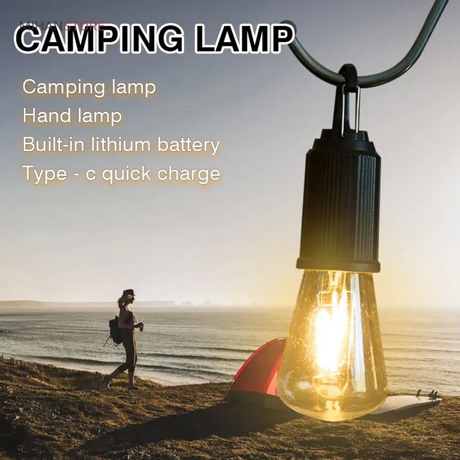 لامپ شارژی کمپینگ فیلامنتی