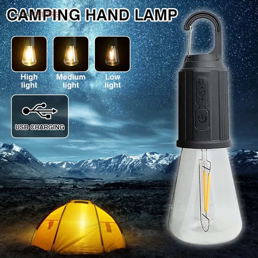 لامپ شارژی کمپینگ فیلامنتی