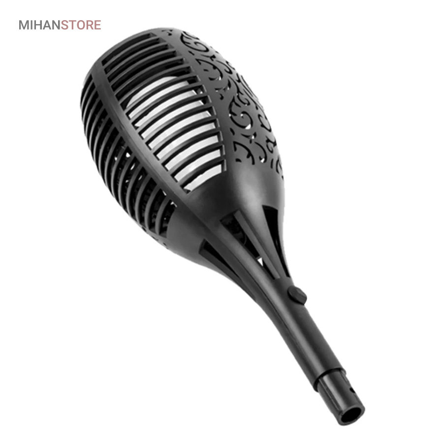 چراغ خورشیدی باغچه طرح شعله