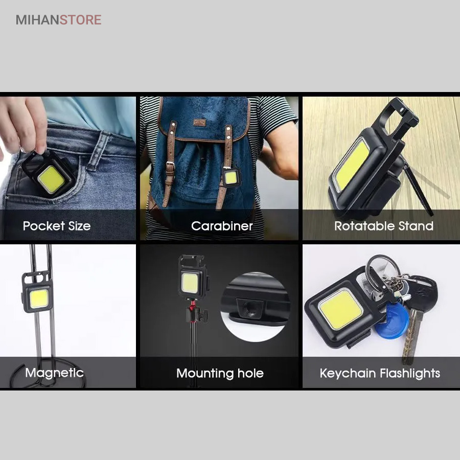 مینی چراغ پر قدرت چندکاره COB