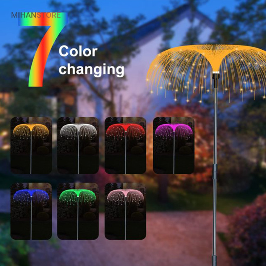 چراغ آبشاری باغچه خورشیدی