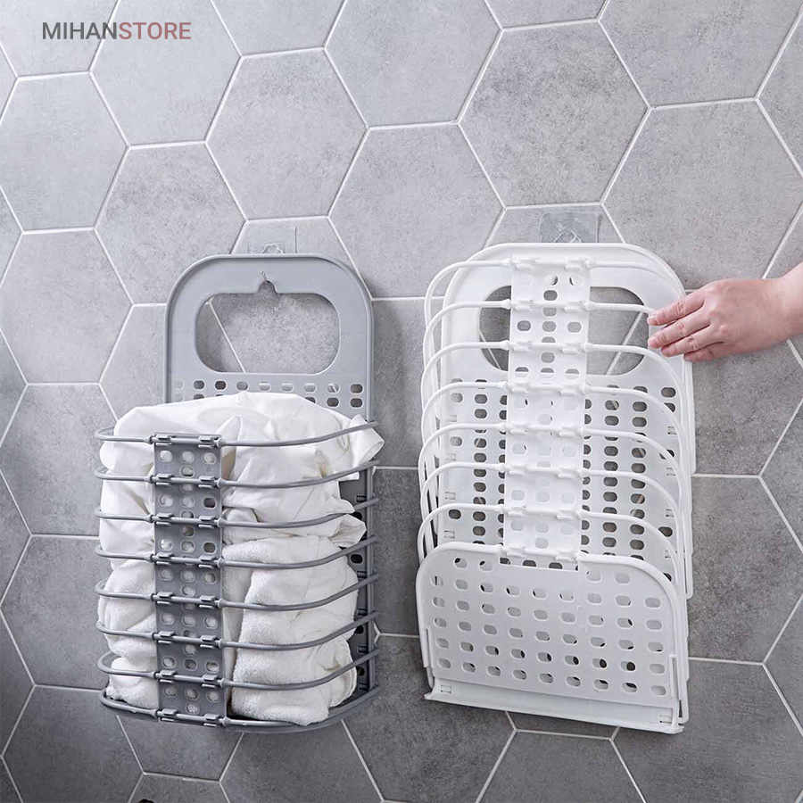 سبد لباس دیواری تاشو Tianyia