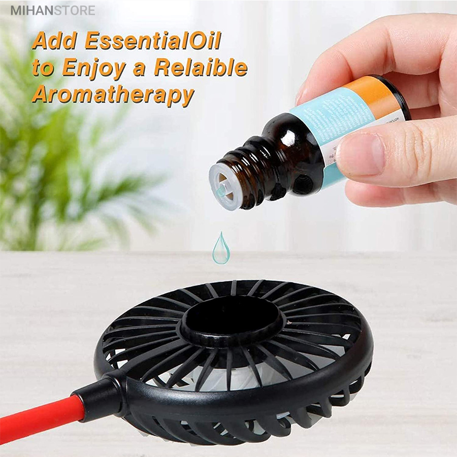 پنکه گردنی شارژی دارای LED