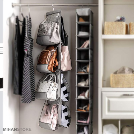 آویز کیف طبقاتی داخل کمد
