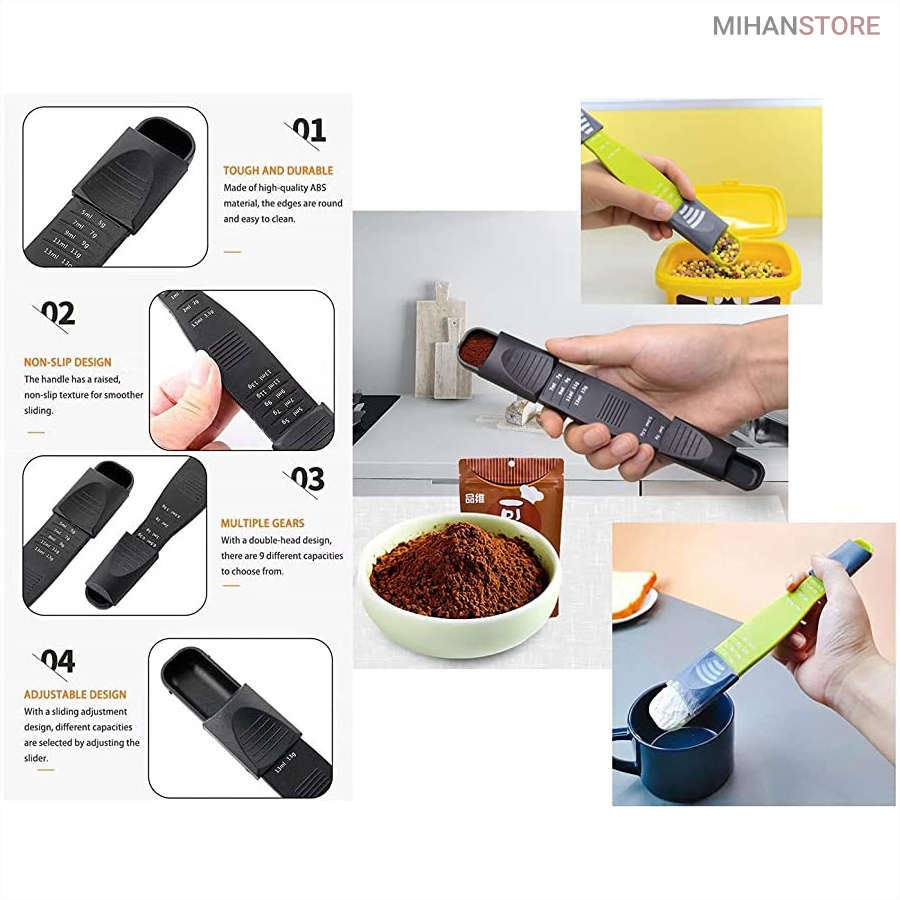 قاشق اندازه گیری پیمانه دو طرفه Spoon