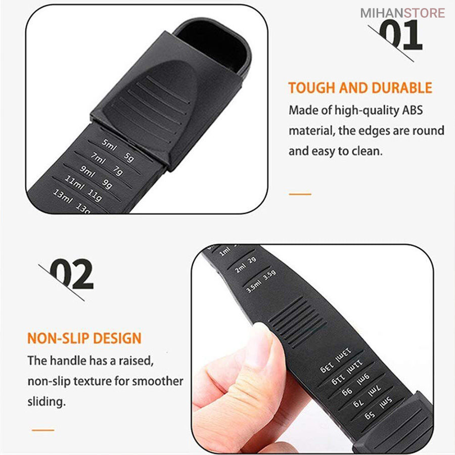 قاشق اندازه گیری پیمانه دو طرفه Spoon