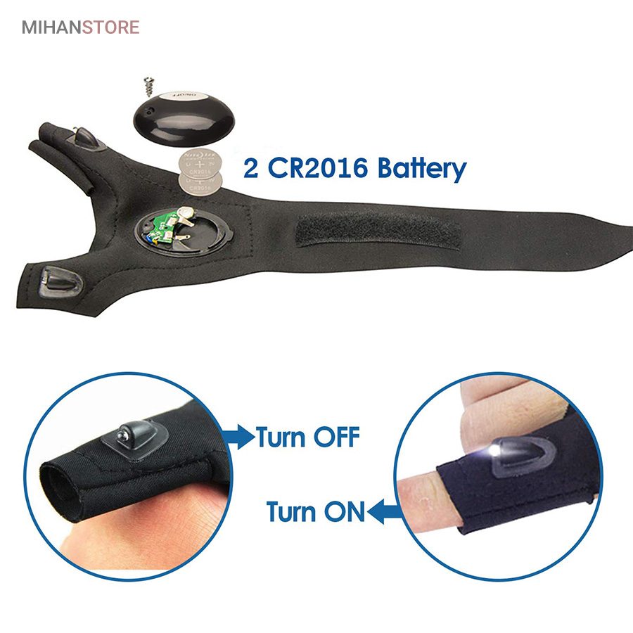 دستکش چراغ دار Glove light