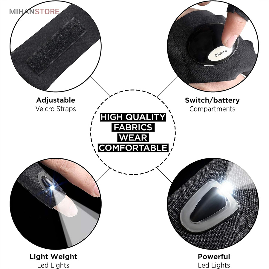 دستکش چراغ دار Glove light