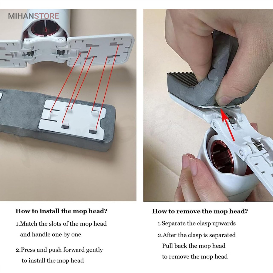 طی دستی جمع شونده MINI MOP