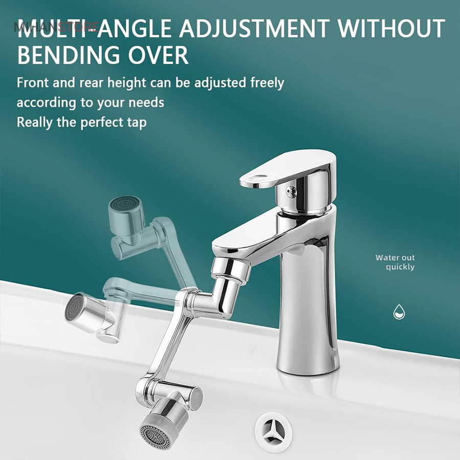 سر شیر آب متحرک مدل بازویی