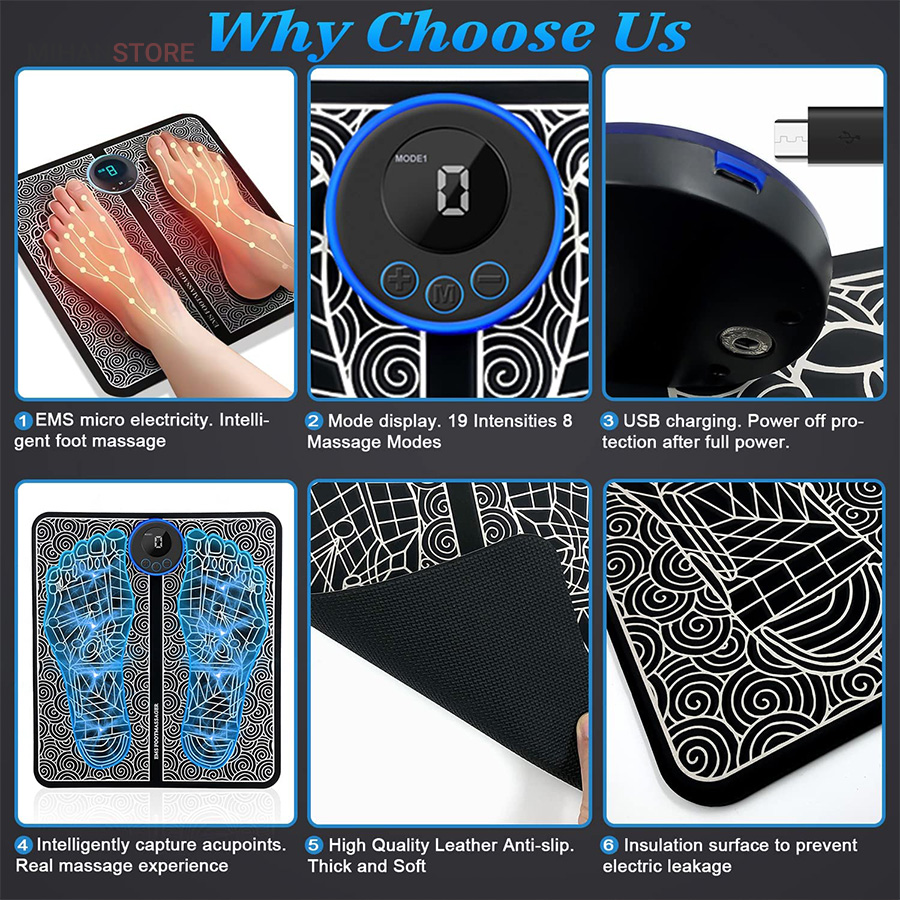 ماساژور هوشمند پا EMS Foot Massager