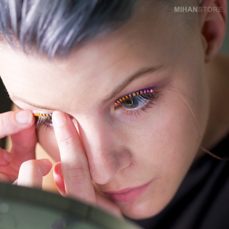 مژه درخشان LED