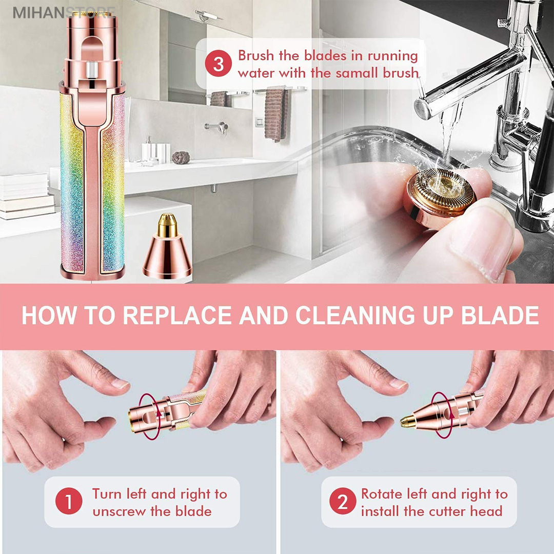 موزن ماتیکی دو کاره شارژی صورت و بدن