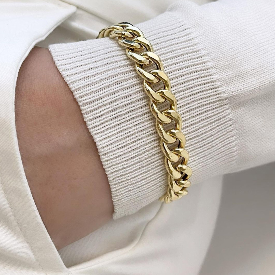 دستبند استیل اسپرت کارتیه با قفل تی