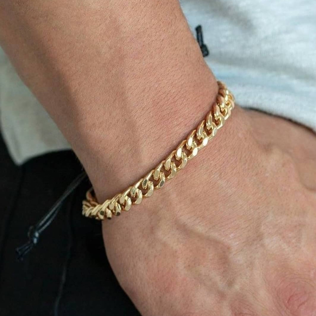 دستبند استیل اسپرت کارتیه با قفل تی