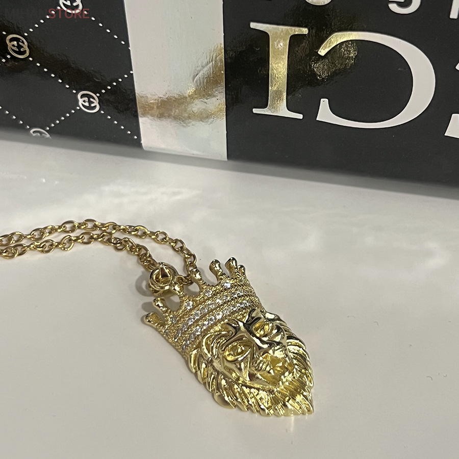 گردنبند استیل LION