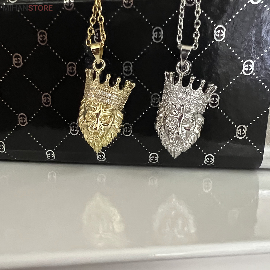 گردنبند استیل LION