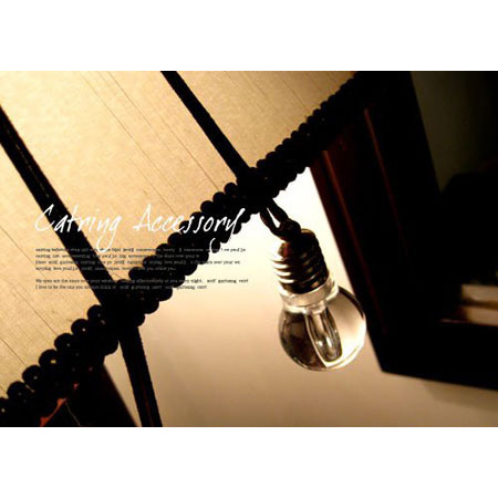 گردنبند LED هفت رنگ (با طرح لامپ)