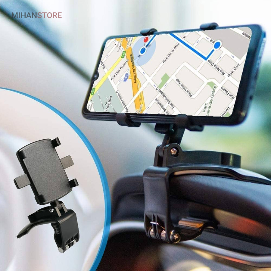 هولدر موبایل جلو داشبورد و سایه بان