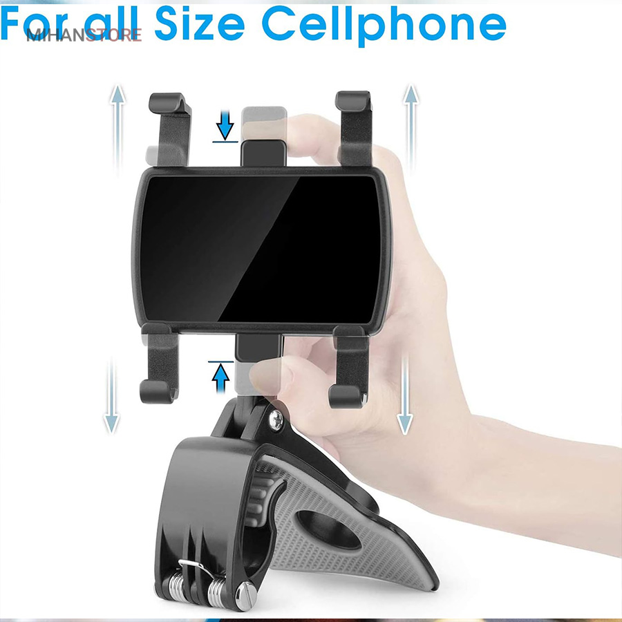 هولدر موبایل جلو داشبورد و سایه بان