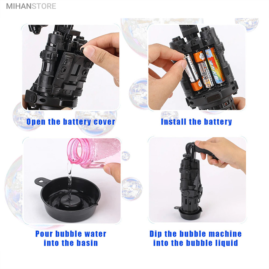 تفنگ حباب ساز BUBBLE GUN